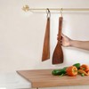 Wooden Spurtle Kitchen Flat Spatula for Cook Gift Giving Cooking