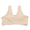 Nursing Bra Fleshcolor Wireless Cross Convenient Breastfeeding Sleep Maternity Underwear