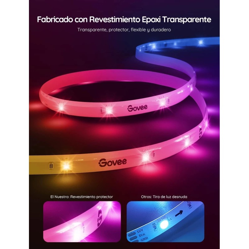 Govee RGBIC Pro LED Strip Lights, 32.8ft Color Changing Smart