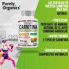 Carnitina Gold. Purely Organics, 90 Cápsulas. Sin sabor