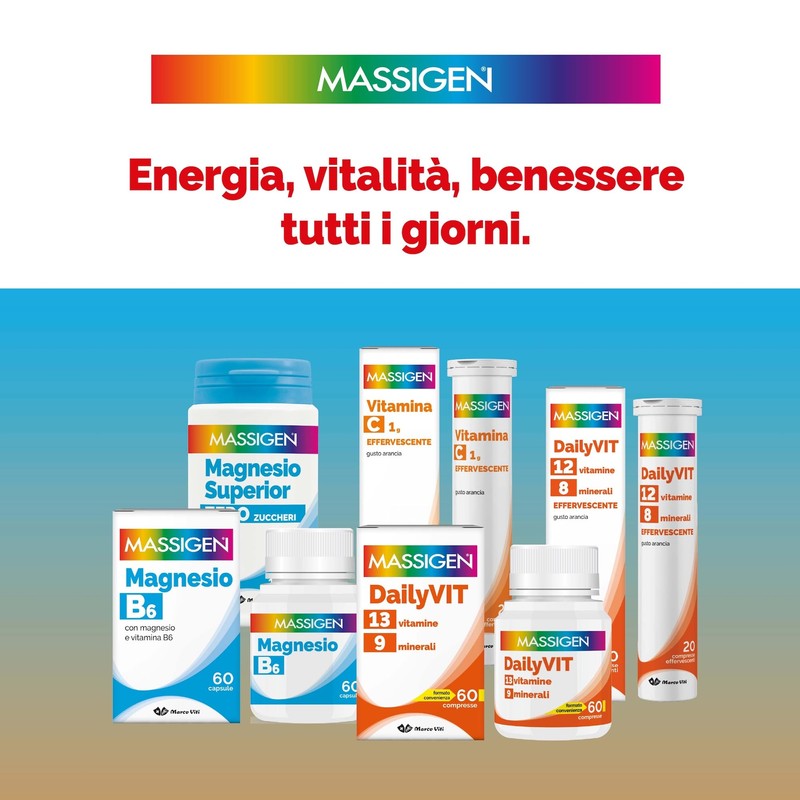 DailiVIT+ - Integratore Multivitaminico, con 13 Vitamine e 9 Minerali,