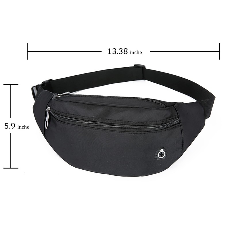 DAITET Riñonera para hombres, mujeres y niños, cinturón ajustable, bolsa