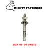 MIGHTY FASTENERS Premium 316 Stainless Steel Wedge Anchor, 3/8-16 X