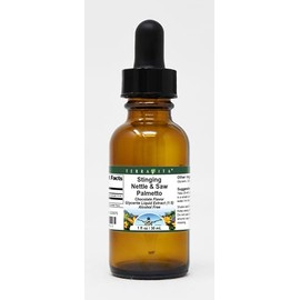 TerraVita Stinging Nettle & Saw Palmetto Glycerite Liquid Extract (1:5) - Chocolate Flavored (1 oz, ZIN: 523075)