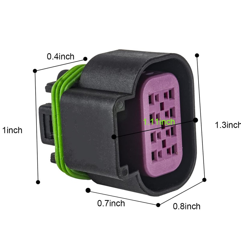 BOLUOYI 8 Pin Way Waterproof Electrical Connector Plug Wire Cable