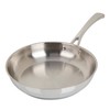 Oster Cuisine Derrick 9.5 Inch Stainless Steel Frying Pan, Silver
