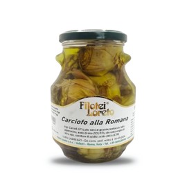20.5 oz (580 g) Additive-Free Roman Grilled Herb Artichoke, Ready to Eat From Jar, Direct Import "Filoti Loreto"