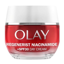 Olay Niacinamid + SPF30, feuchtigkeitsspendende Tagescreme, hydratisierte Haut für 24 Stunden, schützt vor schädlichen UVA- und UVB-Strahlen, 50 ml