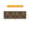 Aukib Leopard Rug 2x6 Runner Rug Washable Kitchen Runner Non-Slip