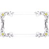 Cruiser Accessories 19130 Daisy License Plate Frame, Chrome/Painted