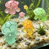 5sets 3.4inch Large Resin Turtle Family,Luminous Jumbo Animals Figures