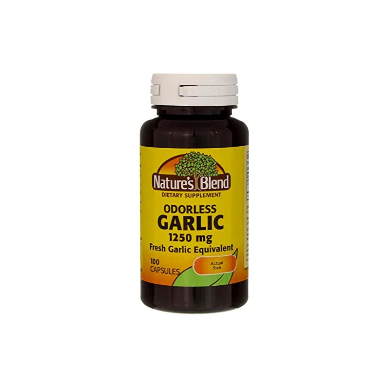 NAT B ODORLSS Garlic TB 1250MG100