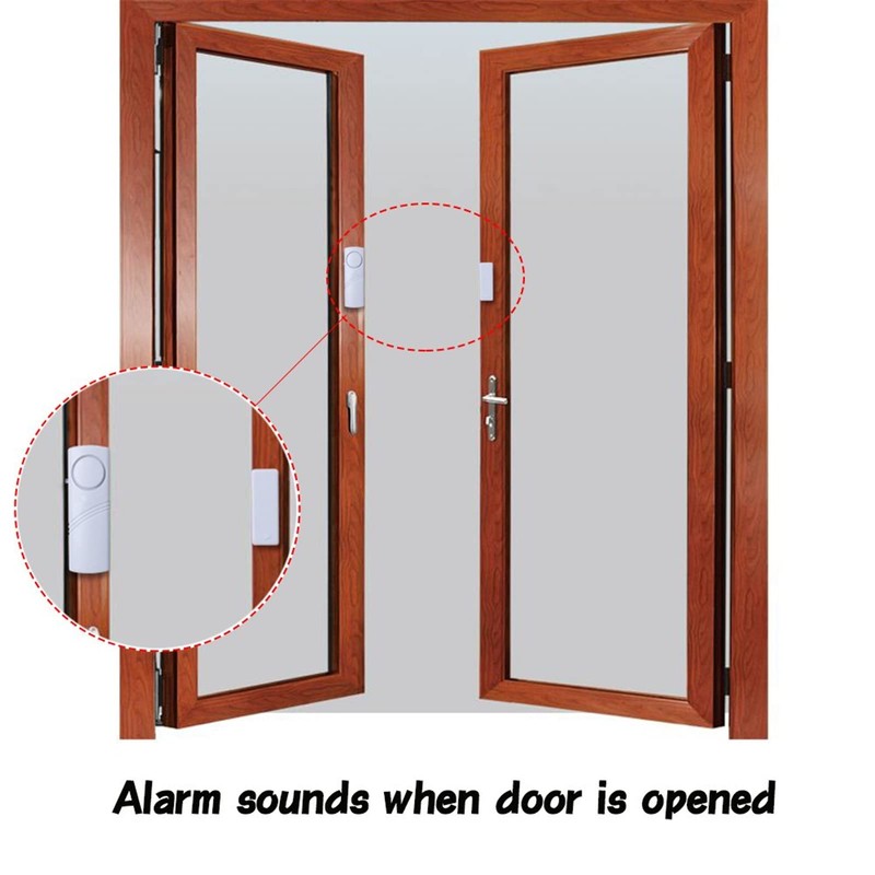 Door Window Alarm, 90DB Door Alarms for Kids Safety, Wireless
