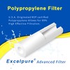 EXCELPURE 5 Micron 10" x 2.5" Whole House Sediment Home
