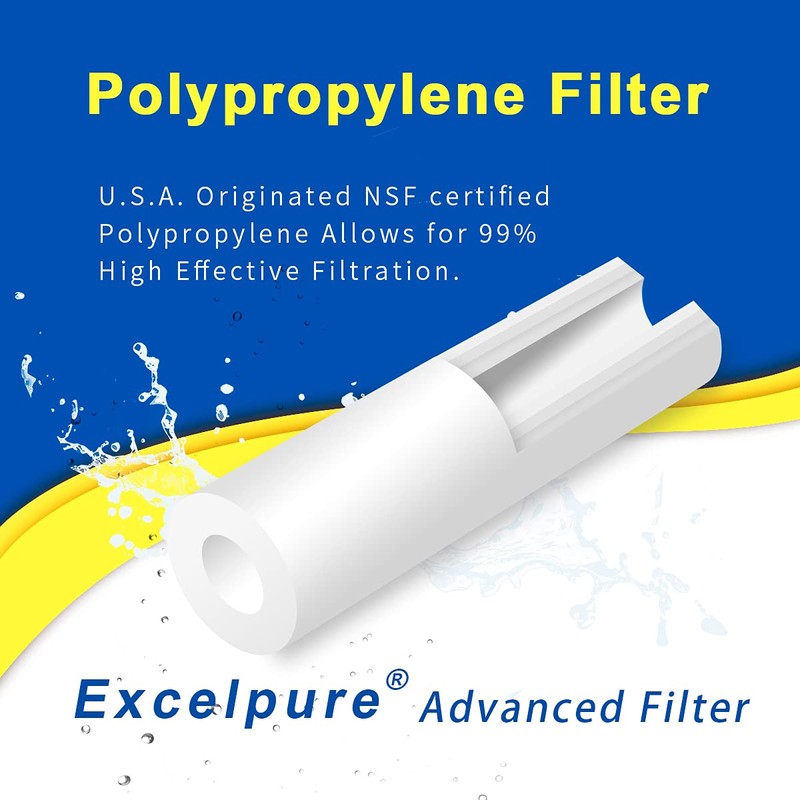EXCELPURE 5 Micron 10" x 2.5" Whole House Sediment Home