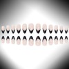 24pcs Press On Nails Almond Medium Fake Nails Glossy Glue