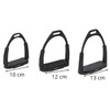 AMKA Stirrups with Joint Black Safety Stirrups in 10, 12