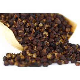 Szechuan Pfefferkörner, Wildsammlung Szechuan Pfeffer ganz, Bergpfeffer, Szechuanpfeffer, chinesisches Gewürz, Pfeffer Deluxe, glutenfrei, 20g