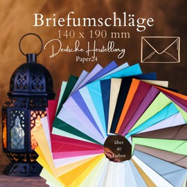 Paper24 Standard Envelopes 14 x 19 cm White 80 g/m² Pack of 25