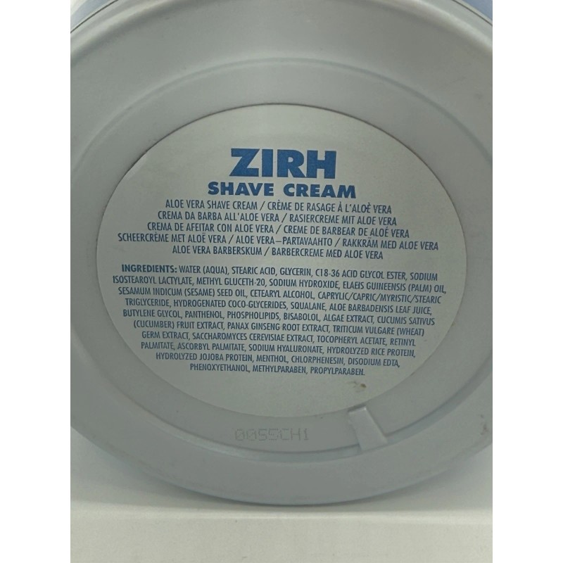 ZIRH ALOE VERA SHAVE CREAM (8.4 fl oz)