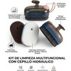 Genérico Cepillo de Limpieza 2 en 1 con Dispensador de