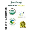 Alga Spirulina Máxima Orgánica 500 Tab Certificada Original