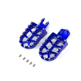 SENBEDER Dirt Bike Foot Pegs CNC Footpegs Footrest Foot Pedals Rests for DRZ400 2000-2004 DRZ400E 2000-2007 DRZ400S 2000-2024 DRZ400SM 2005-2024 RM250 1989-2006 RM250Z 2001-2006 RMX250 (Blue)