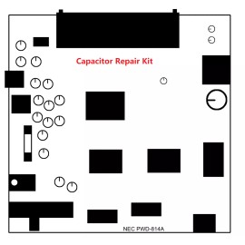 Japan capacitors NEC PC-Engine CoreGrafx or CoreGrafx II Replacement Capacitors Repair Kit