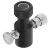 G1/2-14 CO2 Refill Adapter Connector Black Soda ASA Release Valve