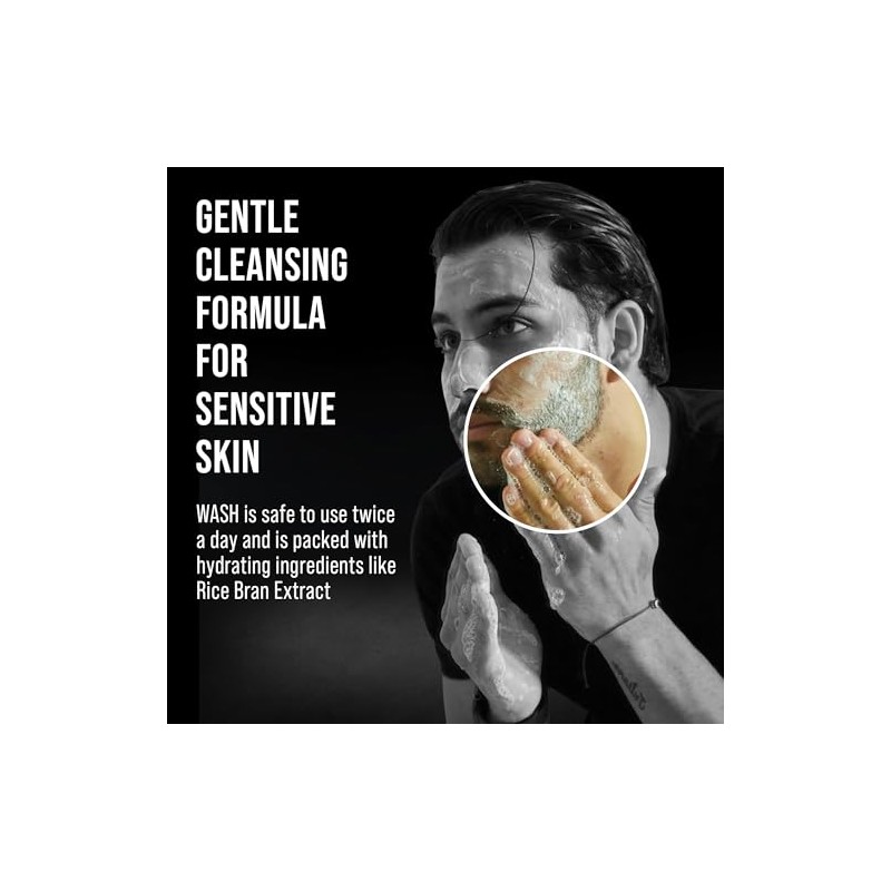 ABERA Limpiador Facial Diario Nolan Para Hombres - Control De