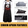 CMNIM Horror Michael Cooking Apron with Two Pockets Horror Movie