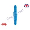 2 X New UNIVERSAL WINDSCREEN WASHER SCREENWASH IN LINE PIPE