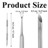 2-in-1 Manicure Cuticle Pusher Tool Pusher Cuticle Sticks Nail Cuticle