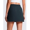 CRZ YOGA Faldas Skort Deportivas de Golf de Cintura Alta