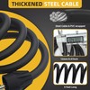 Yobbom Heavy Duty Chain Lock & Combo Cable Lock with