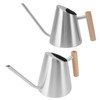 Watering Can with Long Spout Rustproof Stainless Steel Watering Pot