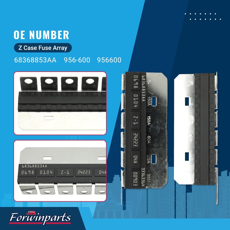 Forwinparts Z Case Fuse Array for Jeep Wrangler Gladiator 2018-2023
