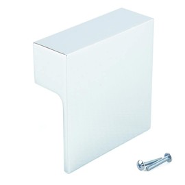 M4TEC Interior Kitchen Cabinet Door Knobs Cupboards Drawers Bedroom Furniture Pull Handles Polished Chrome. Q6 Series: 60 x 60 mm
