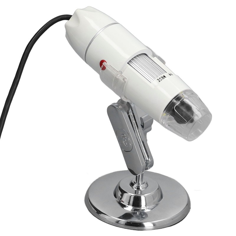 USB Digital Microscope CMOS Sensor 25x to 400x TV AV