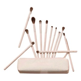 Set De Brochas De Maquillaje Para Ojos 12 Piezas Nude