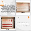 24 Pcs Hanging File Rail and Clip Set 16 Aluminum