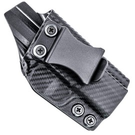 Concealment Express Concealed Carry IWB Kydex Holster Fits Glock 30S, Right Hand (Carbon Fiber Black) - Rounded Gear