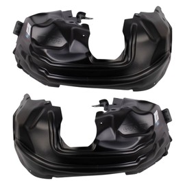 TRQ Front Inner Fender Liner Set Compatible with 2019-2022 Jeep Cherokee CH1248211 CH1249211