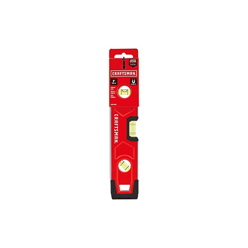 CRAFTSMAN - Nivel de torpedo, magnético, 9 pulgadas (CMHT43191)