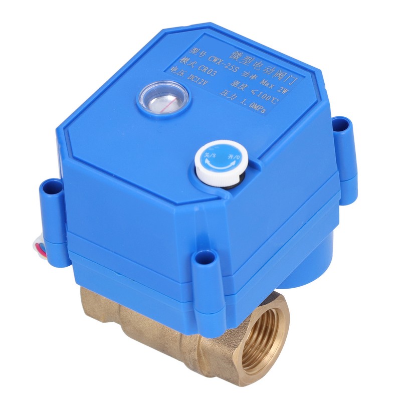 Electric Ball Valve BSP Brass Motorized Mini DN15 1/2in DC12V