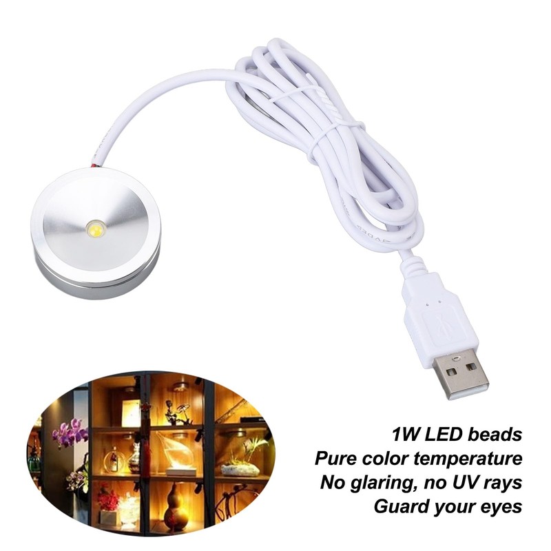 LED Spotlight, 5V USB Dimmable Mini Spotlight, Accent Light for