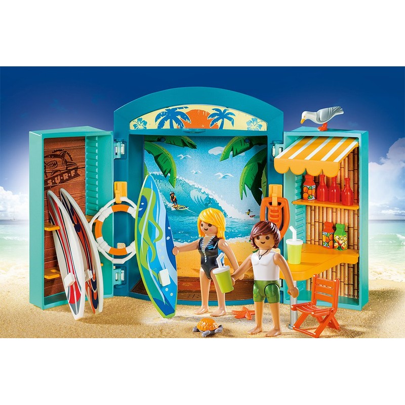 Playmobil 5641 Surf Shop Pop Up Game Box