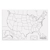 Pacon PAC78760 United States Giant Map, 48" Width, 72" Length,