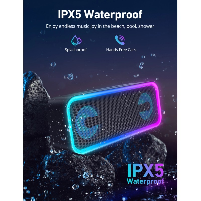 US Instock A8PRO Wireless Portable Bluetooth Speaker 20W Sound IPX6