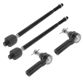 X AUTOHAUX 4pcs Front Inner Outer Tie Rod Ends Kit Suspension Steering Tie Rod End for Ram 1500 2013-2018 Drag Link No.EV800958/ES801123